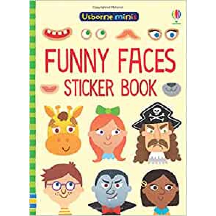 Usborne Mini - Funny Faces Sticker Book