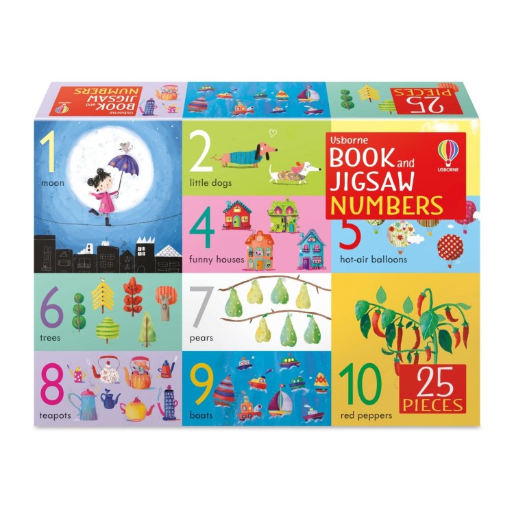 Usborne Numbers Book And Jigsaw 