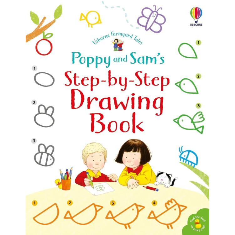 Usborne Poppy And Sam's Step By Step Drawing Book
