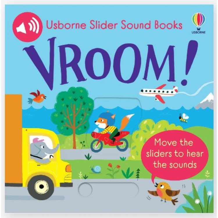 Usborne Slider Sound Books VROOM!