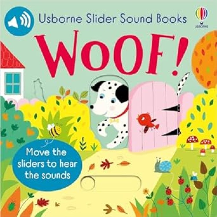 Usborne Slider Sound Books WOOF!