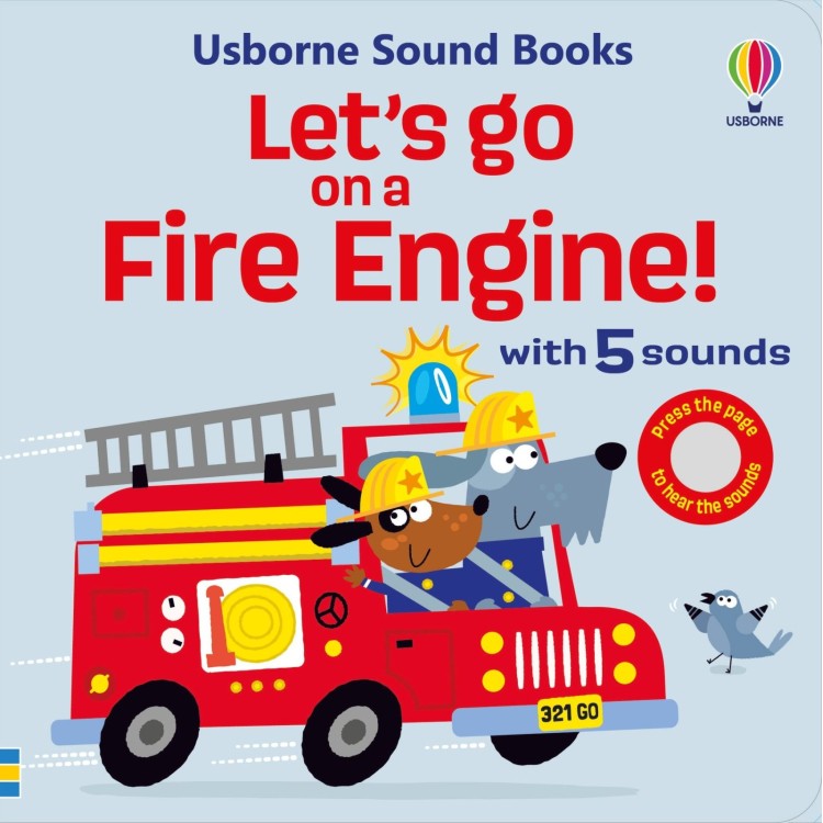 Usborne Sound Books Let's Go On A Fire Engine!