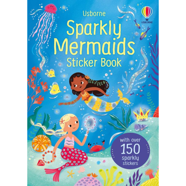Usborne Sparkly Sticker Book Mermaids 