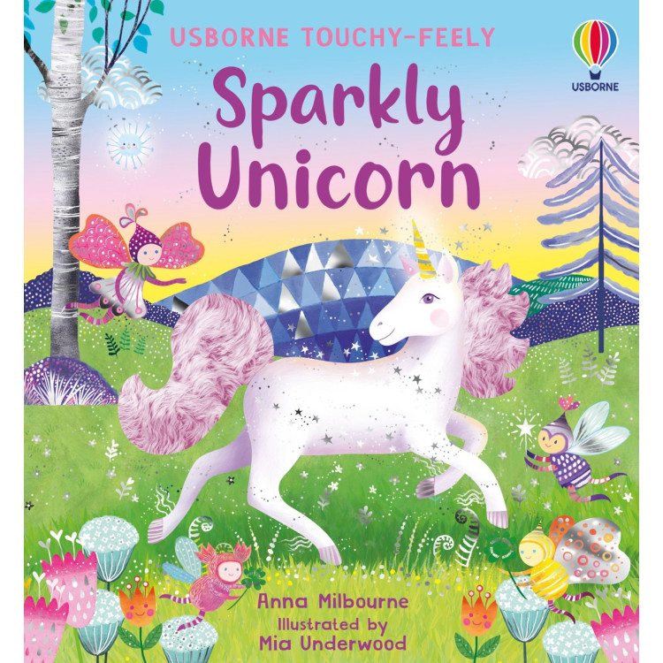 Usborne Sparkly Unicorn Touchy-Feely Book