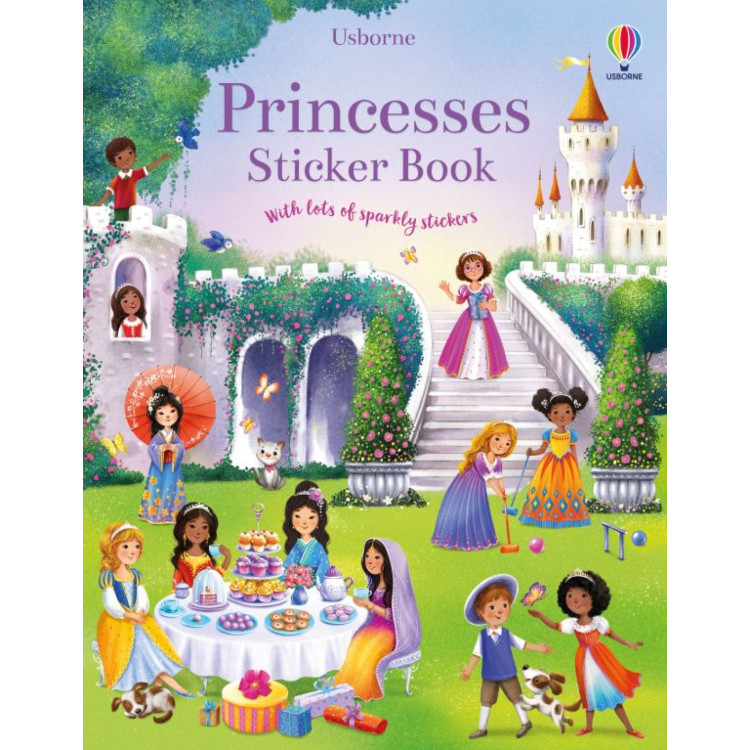 Usborne Sticker Book Princesses With Lots Of Sparkly Stickers