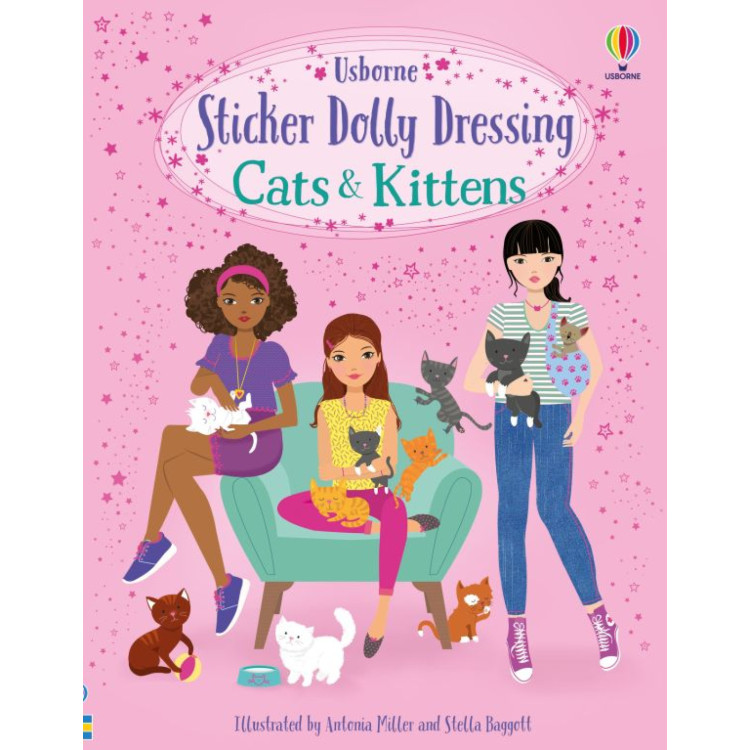 Usborne Sticker Dolly Dressing Cats & Kittens