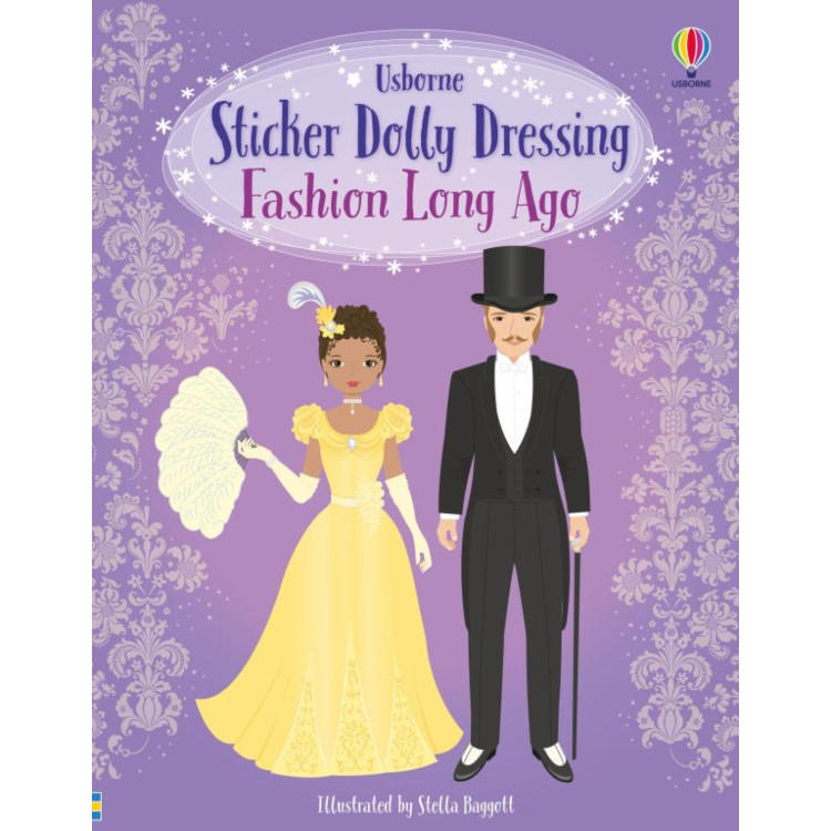 Usborne Sticker Dolly Dressing Fashion Long Ago