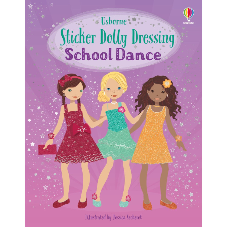 Usborne Sticker Dolly Dressing School Dance