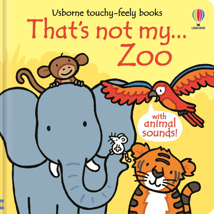 Usborne Touchy-Feely Sounds Thats Not My Zoo Book