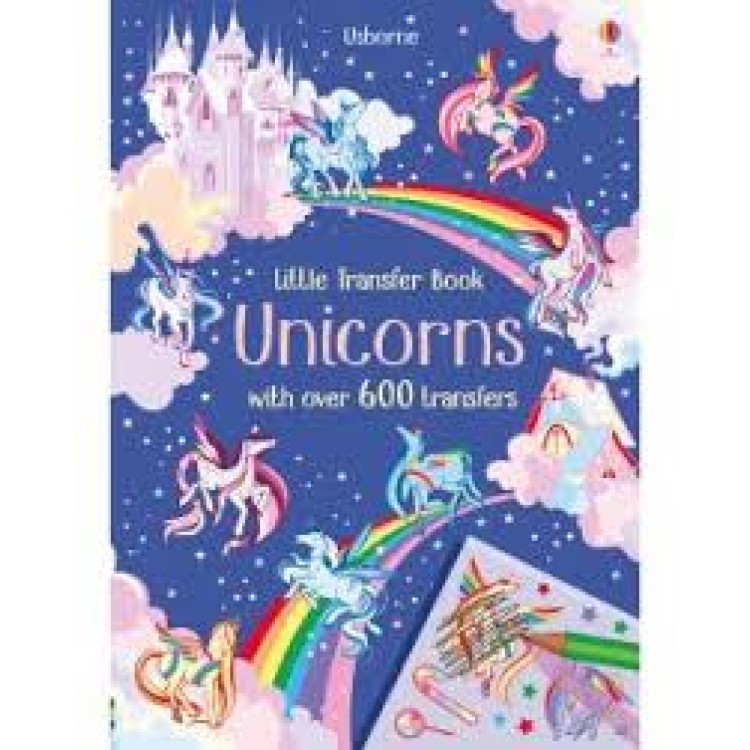 Usborne Transfer Activity Book Unicorns