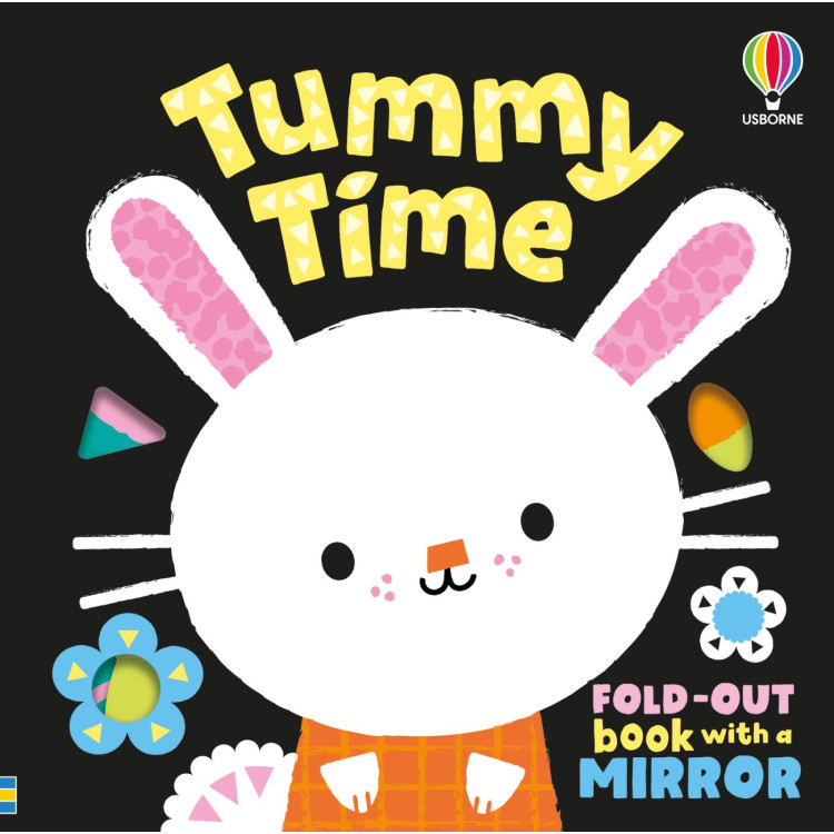 Usborne Tummy Time Fold Out Book With Mirror
