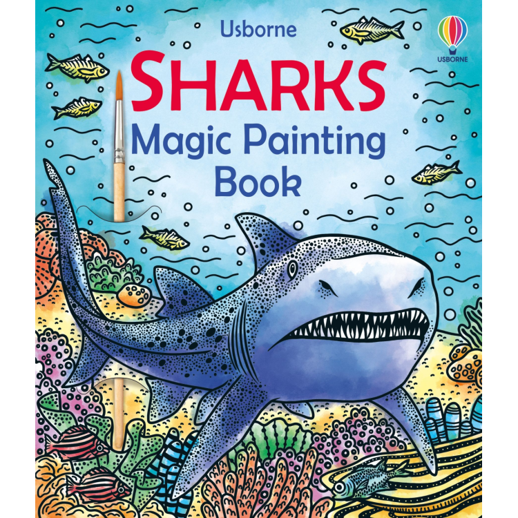 Usbourne Magic Painting Book Sharks