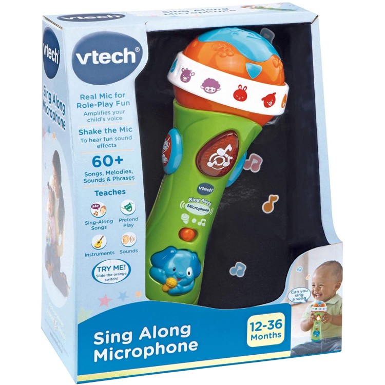 Vtech Sing Along Microphone Green 12 months +