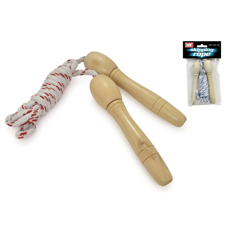 Wooden Handle Skipping Rope TY7636