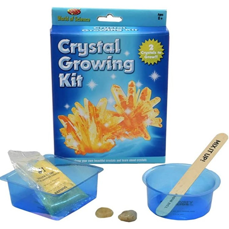 World of Science Mini Crystal Growing Kit 2 Crystals to Grow TY9521