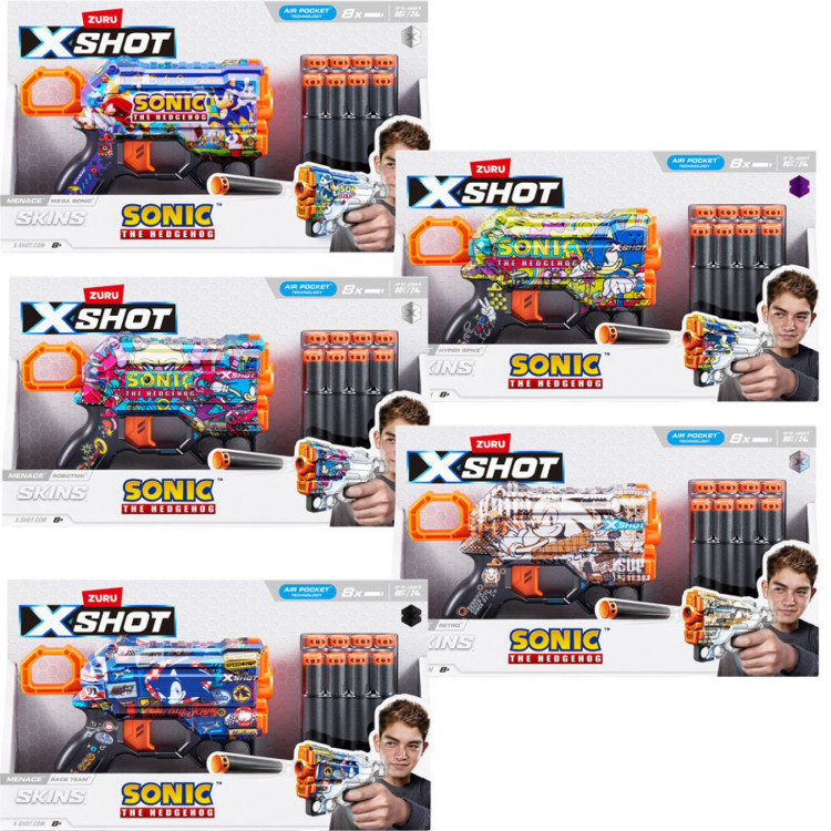 X-Shot Skins Menace Sonic The Hedgehog ZU150