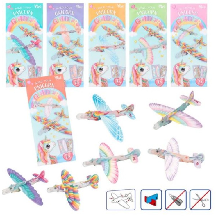 Depesche Ylvi Build Your Unicorn Glider 2 Pack 12442