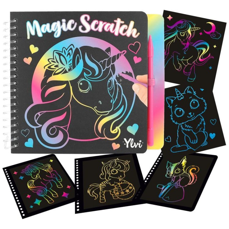 Depesche Ylvi Mini Magic Scratch Book 0412426_A