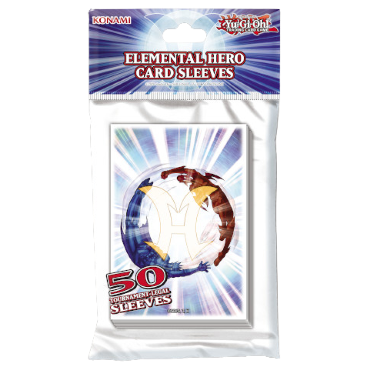 Yu-gi-Oh Elemental Hero Card Back Sleeves 50 pack