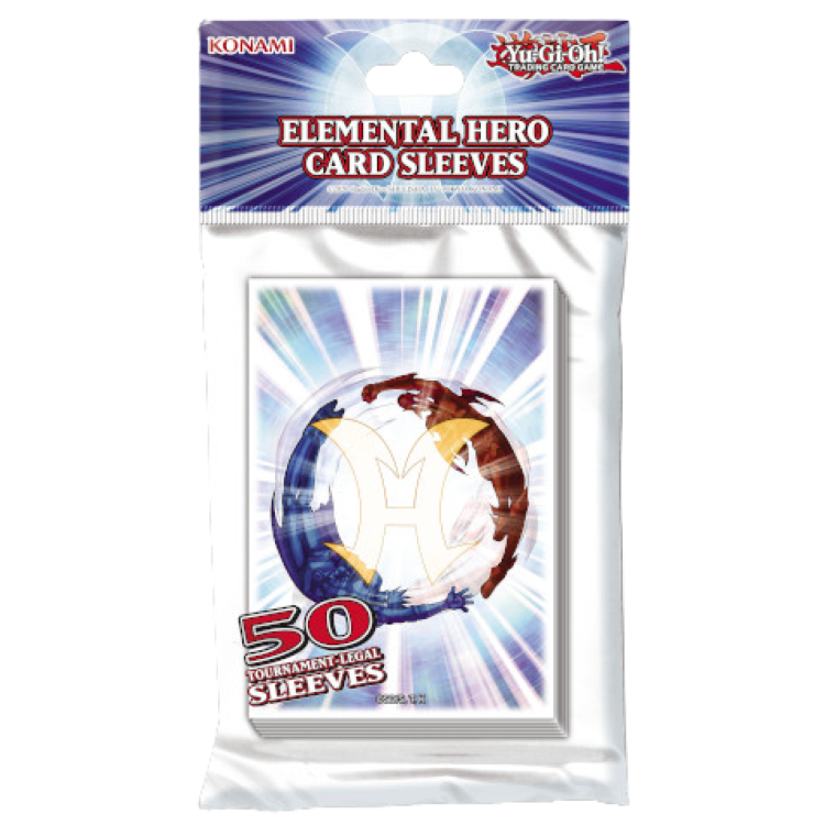 Yu-gi-Oh TCG Elemental Hero Card Back Sleeves 50 pack