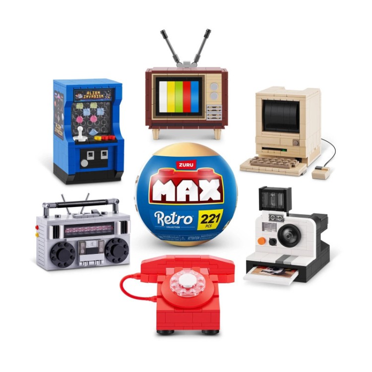 Zuru Max Retro Collect Buildable Item Ball