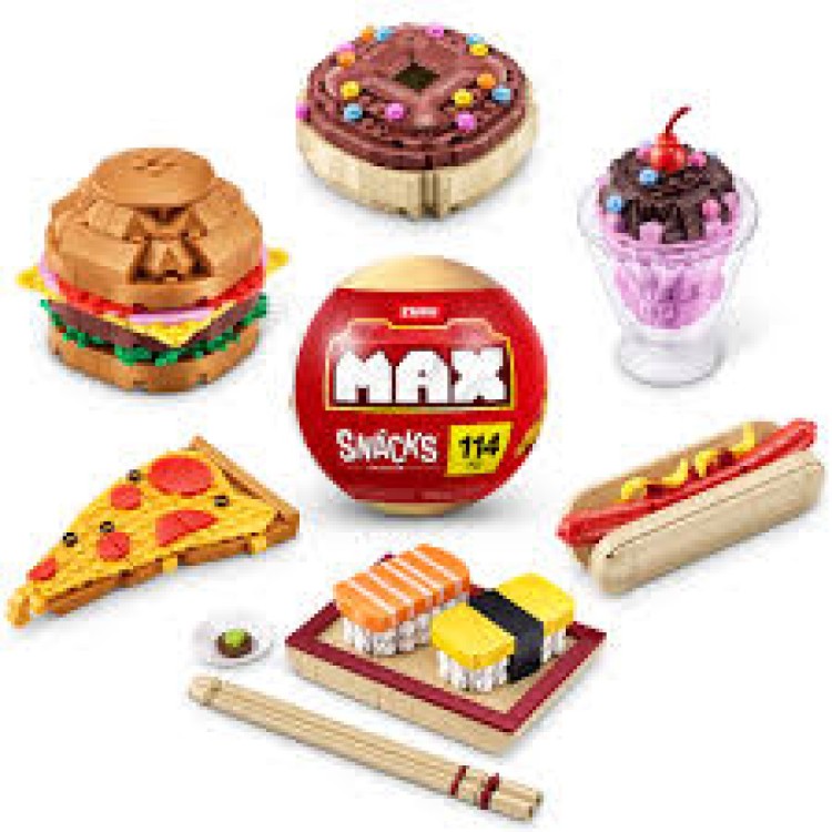 Zuru Max Snacks Collection Mystery Buildable Food Ball