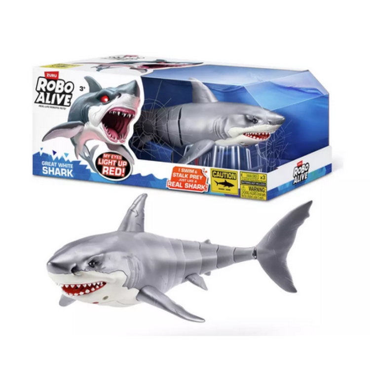KTL ZURU Robo Alive Interactive Great White Shark ZU102