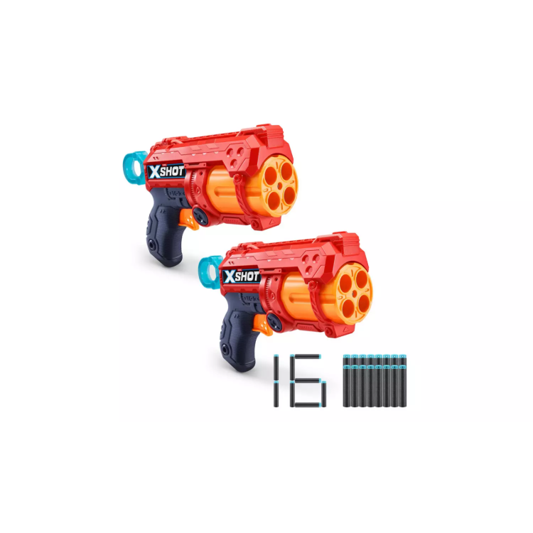 KTL ZURU X-Shot 2x Fury 4 Double Gun Set ZU141