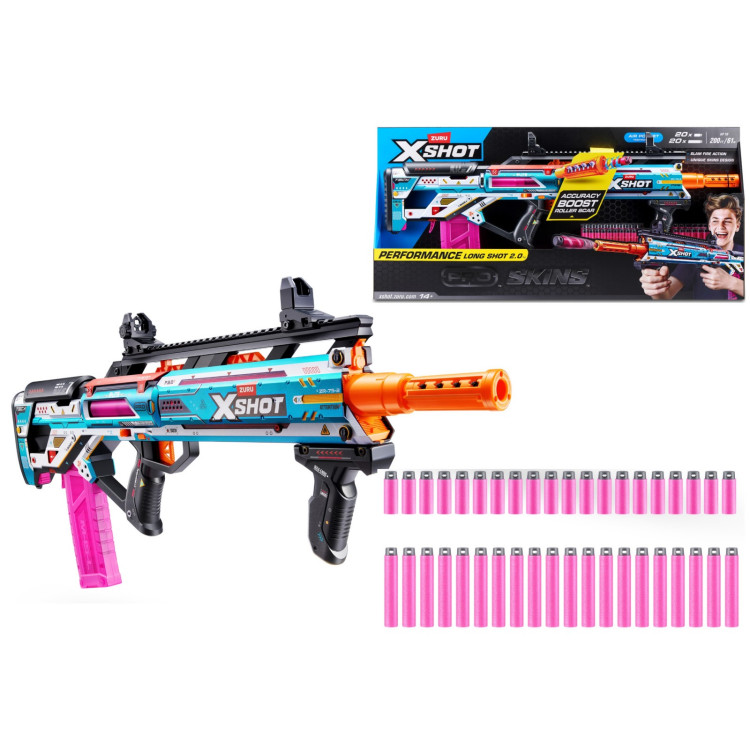 KTL ZURU XSHOT LONG SHOT PRO SKINS
